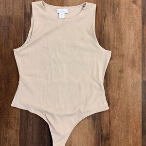 Cream House Of Harlow Bodysuit